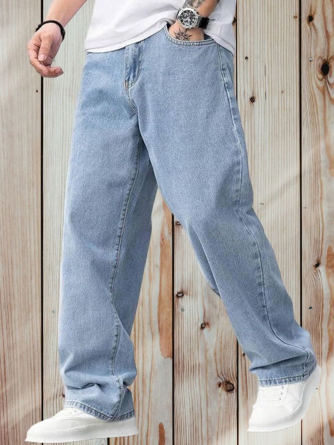 FUDE PRIDE Men Mid-Rise Stretchable Jeans-image-41