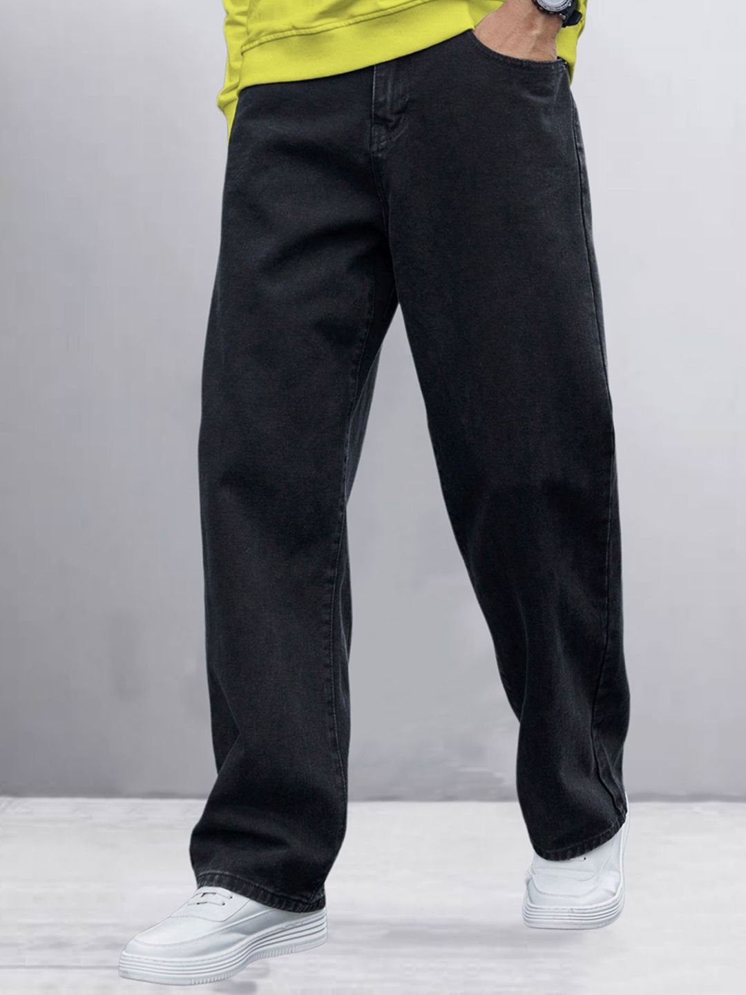 FUDE PRIDE Men Mid-Rise Stretchable Jeans-image-9
