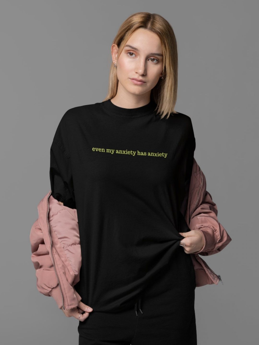 Art By Ritik Unisex Typography Printed Oversized T-shirt-picture-36