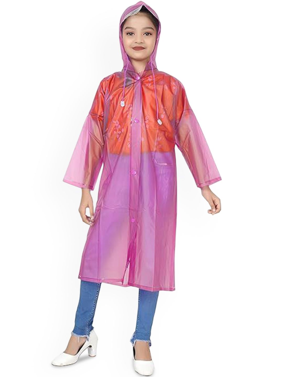 BAESD Kids Waterproof Long Rain Jacket-picture-30