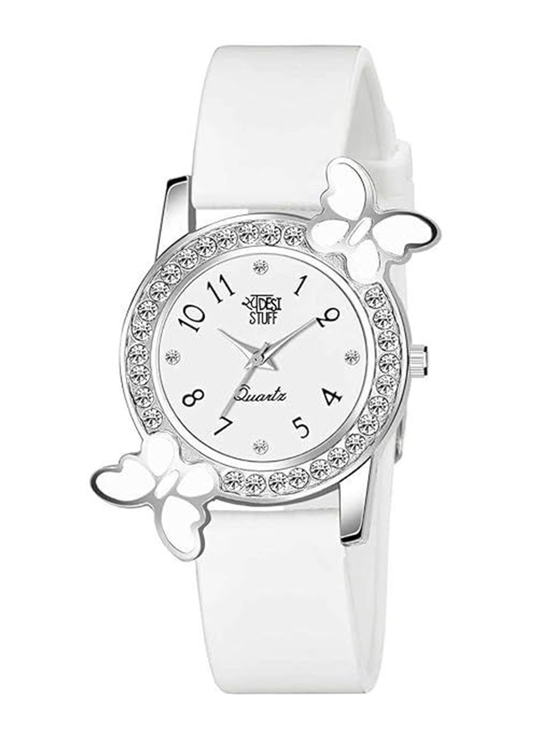 SWADESI STUFF Women Dial & Straps Analogue Watch 2 butterfly white 9-picture-8