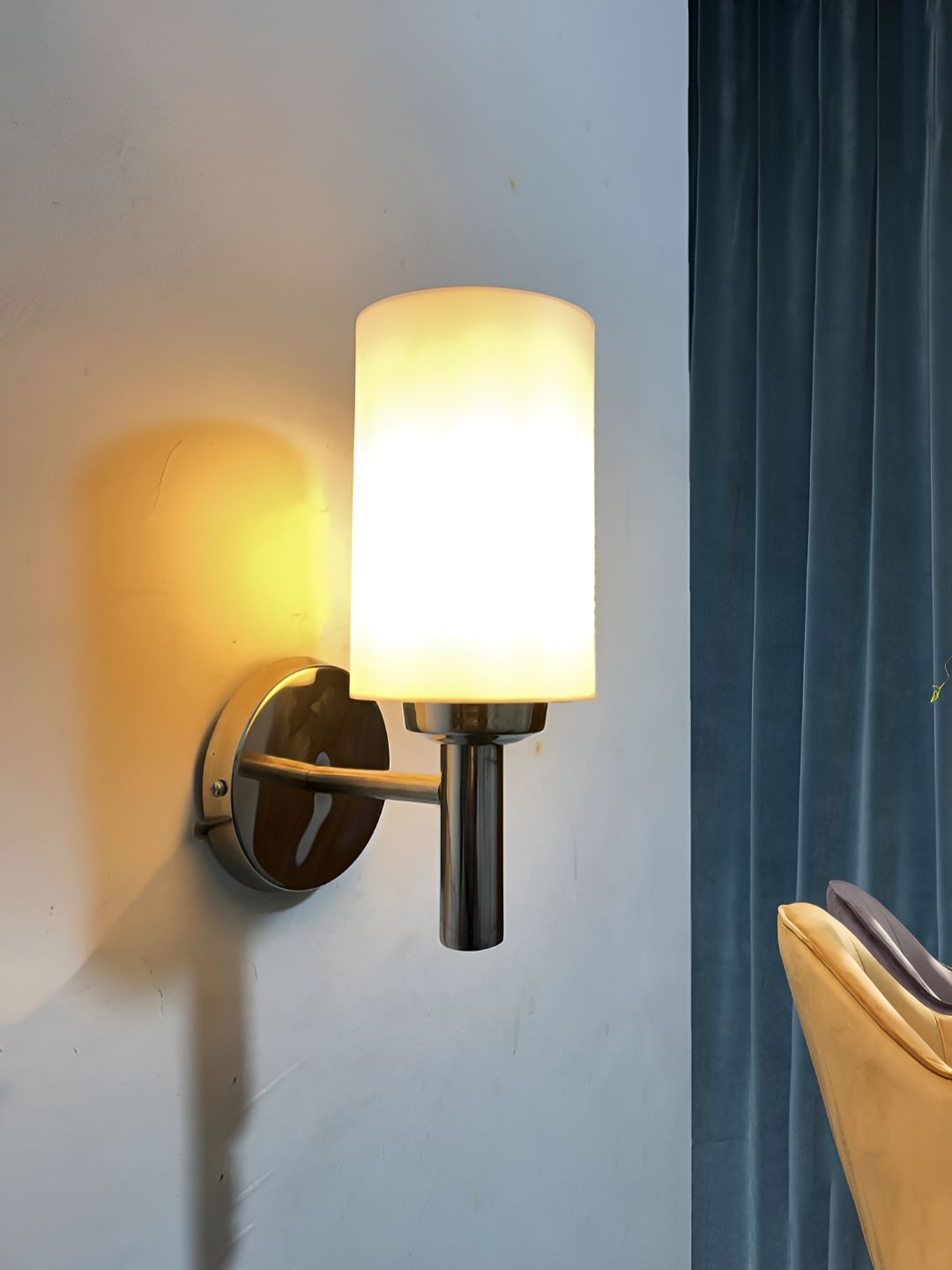 BrightLyt Silver-Toned Metal Wall Lamp-picture-16