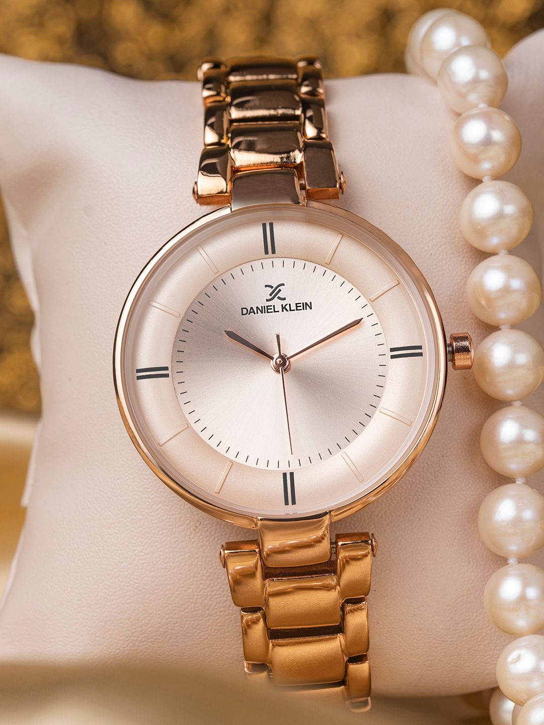 Daniel Klein Women Rose Gold Analogue Watch DK11467-3