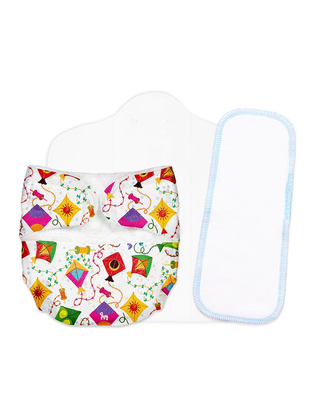 SuperBottoms Set Of 3 Newborn UNO Cloth Diaper With Magic Pad & Booster Pad-picture-49