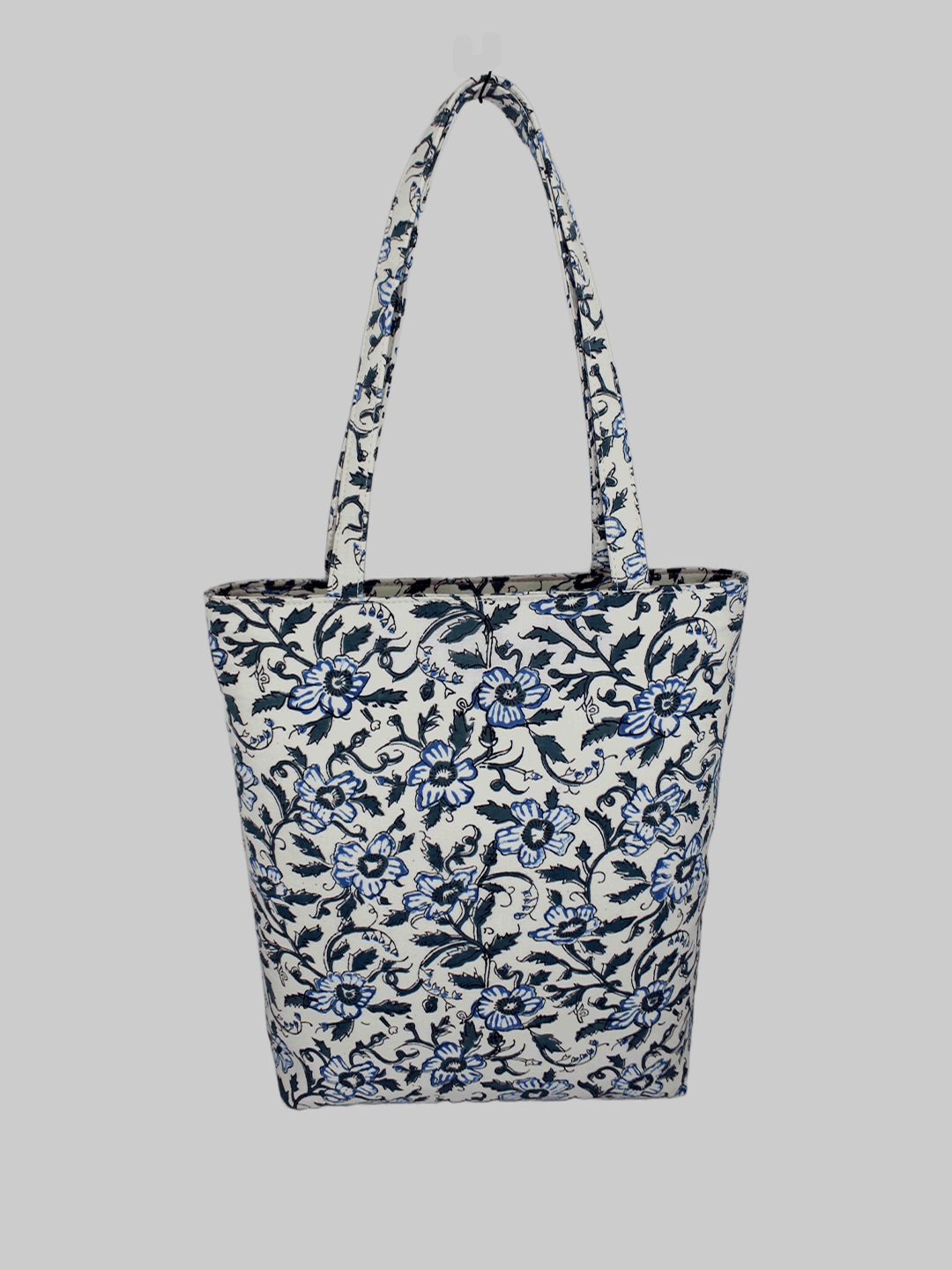 Hi Look Floral Printed Shopper Shoulder Bag with Quilted-picture-47