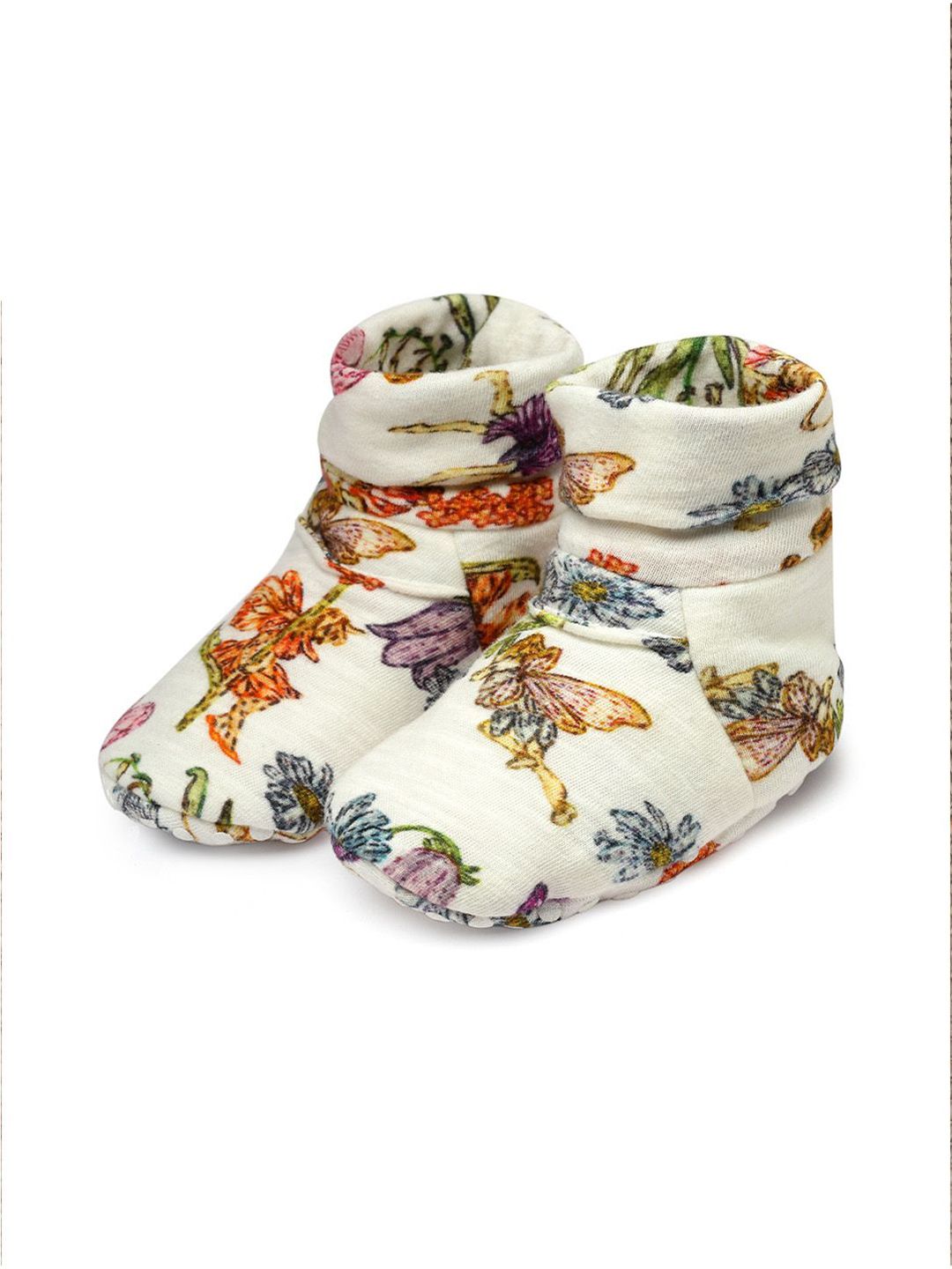 THE BABY TRUNK Unisex Kids Infant Garden Fairy Organic Cotton Booties-picture-20