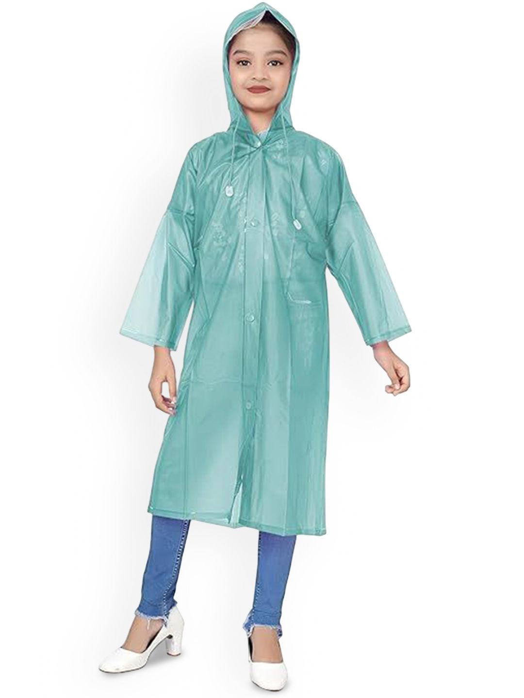 BAESD Kids Waterproof Long Rain Jacket-image-35