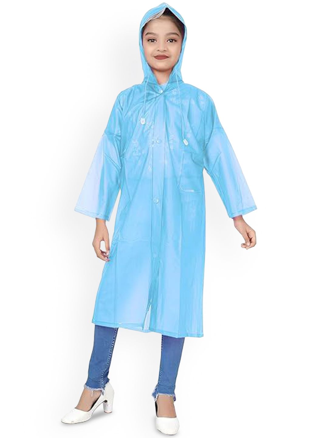 BAESD Kids Waterproof Long Rain Jacket-image-36