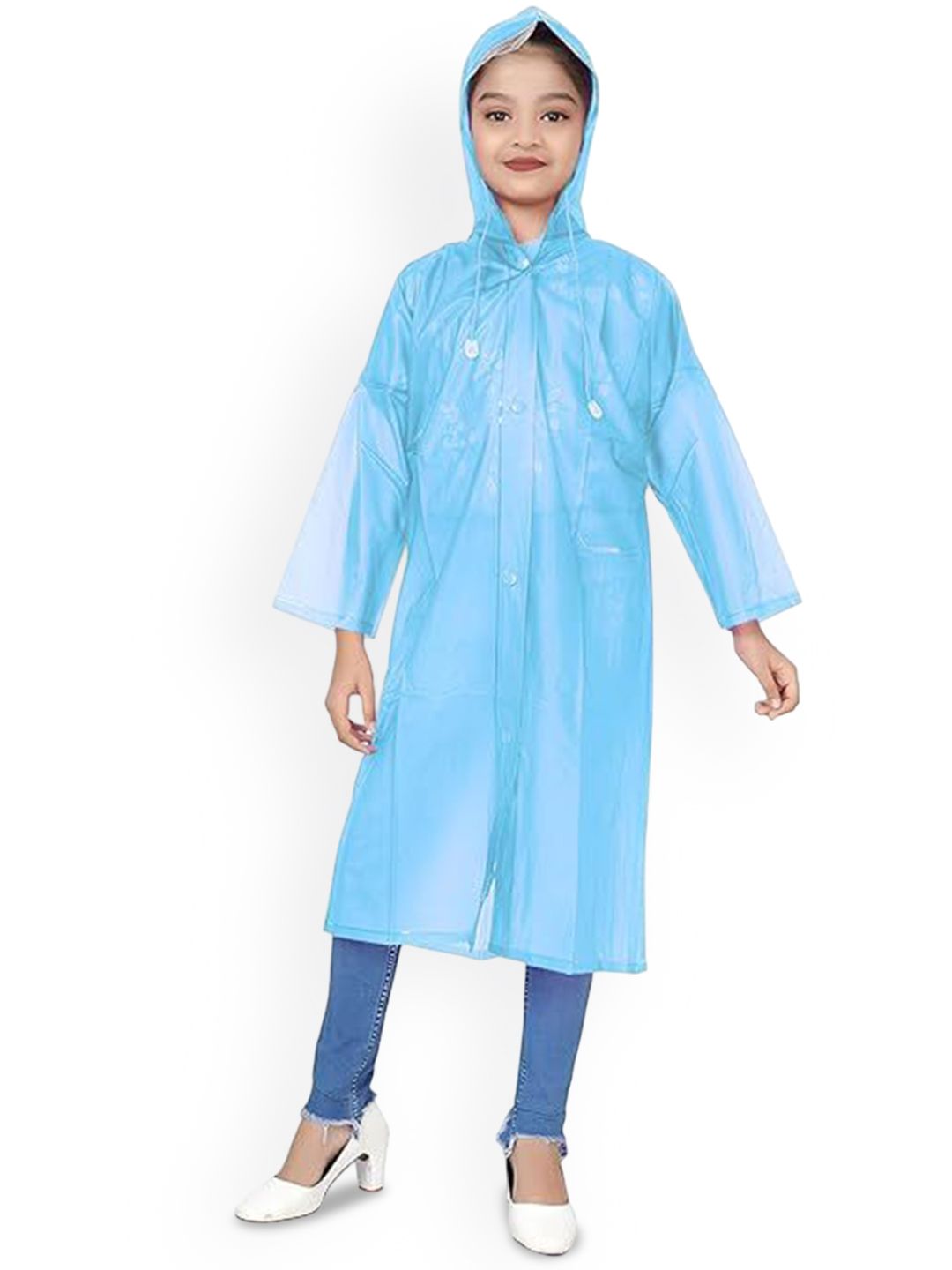 BAESD Kids Waterproof Long Rain Jacket-image-37