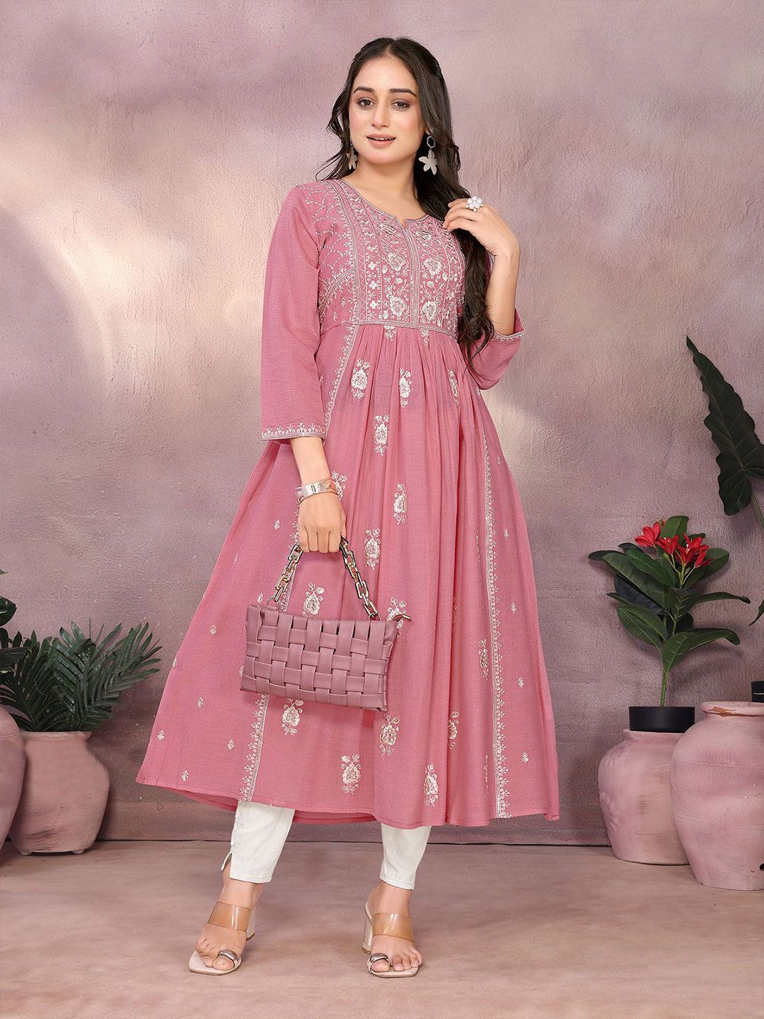 rangita Kurti dritto da donna in 100% cotone | Kurta da donna