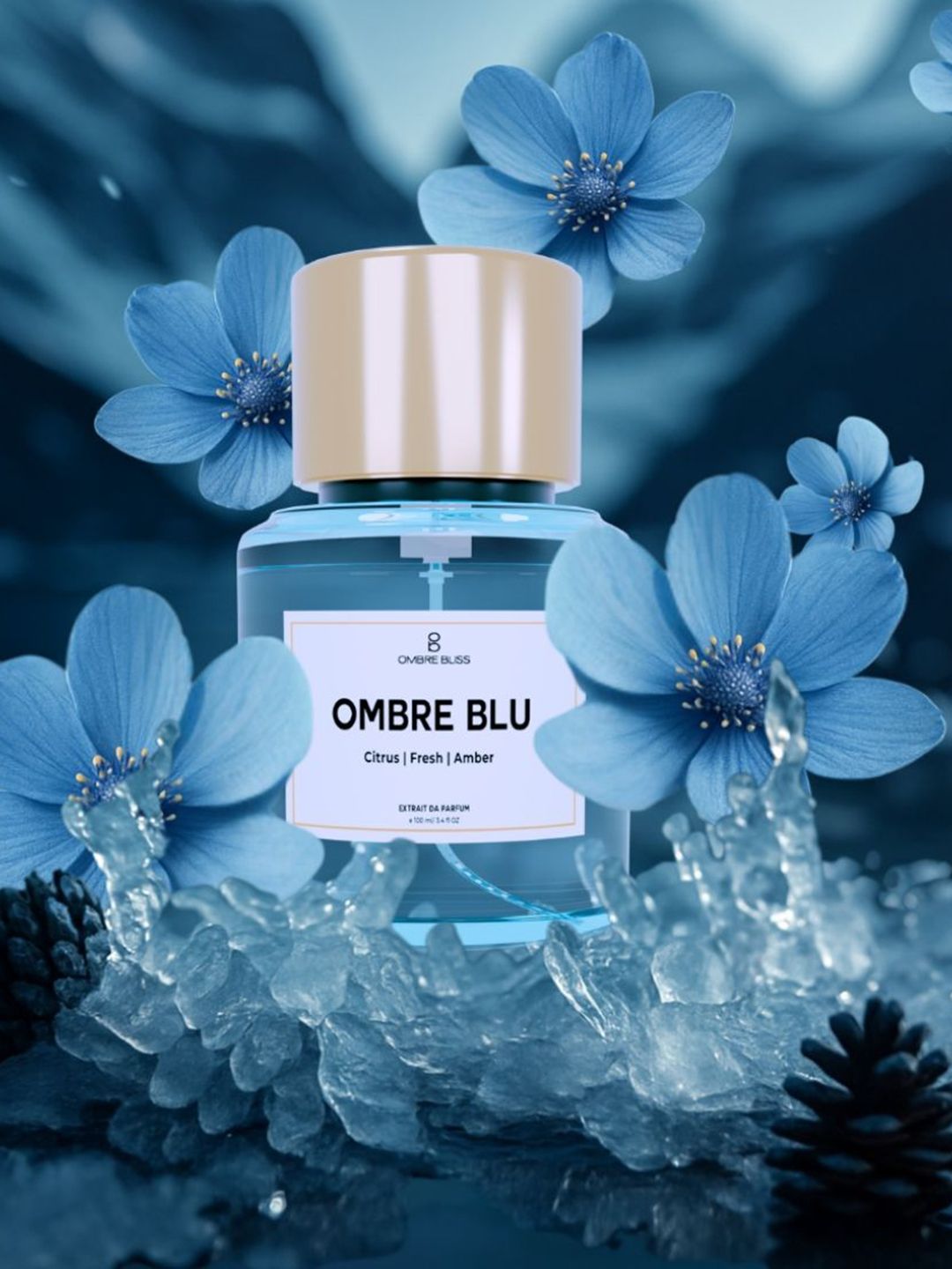 OMBRE BLISS Women Ombre Blu Long Lasting Eau De Parfum- 100 ml-image-20