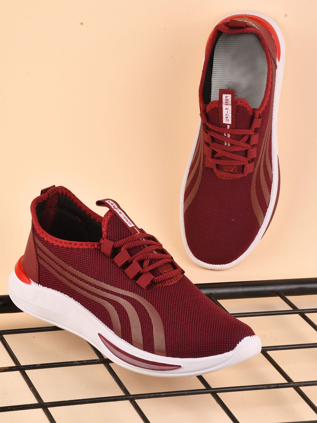 Spotwalk Men Mesh Running Non-Marking Shoes-picture-24