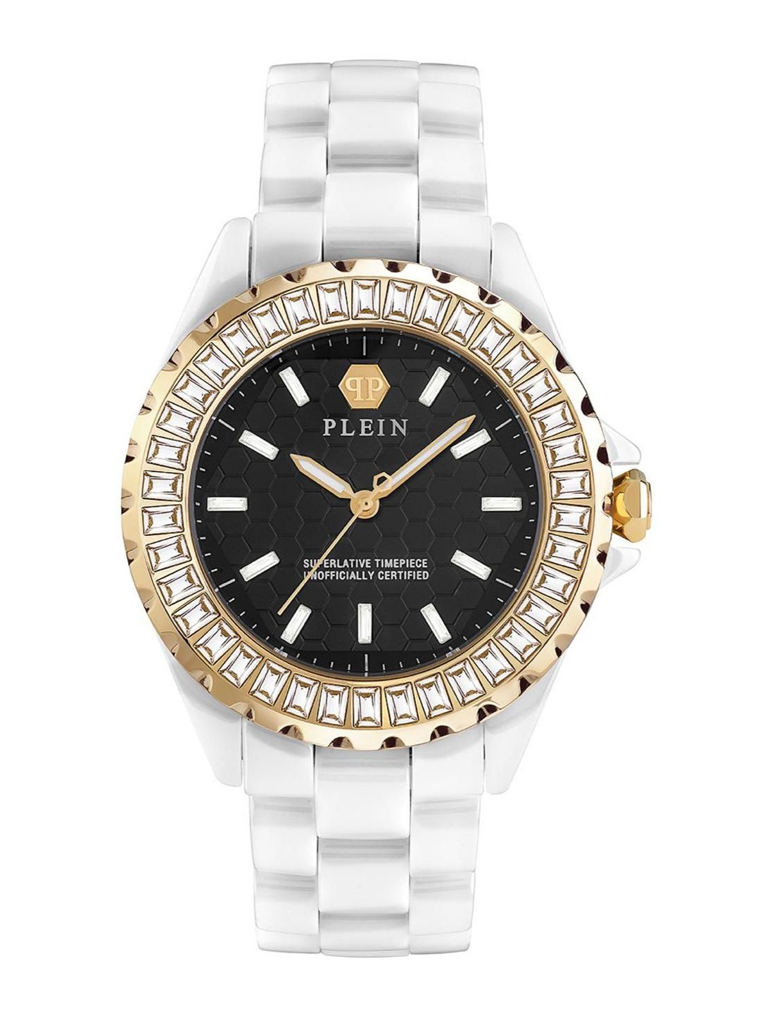 PHILIPP PLEIN Lady Ceramic Women Brass Bracelet Style Straps Analogue Watch PWPPA0224-image-29