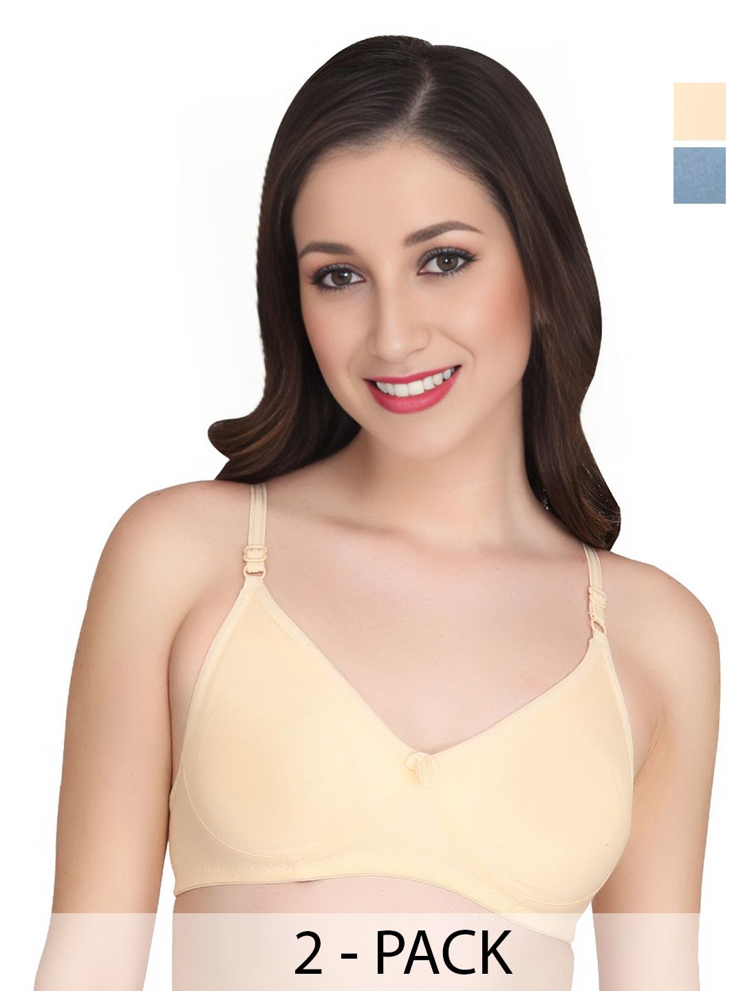 Liigne Pack of 2 Full Coverage Lightly Padded Bra