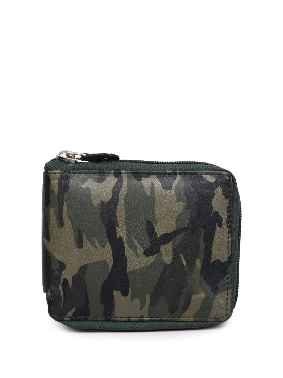 JONFY Men Camouflage Printed Zip Detail PU Zip Around Wallet-picture-40