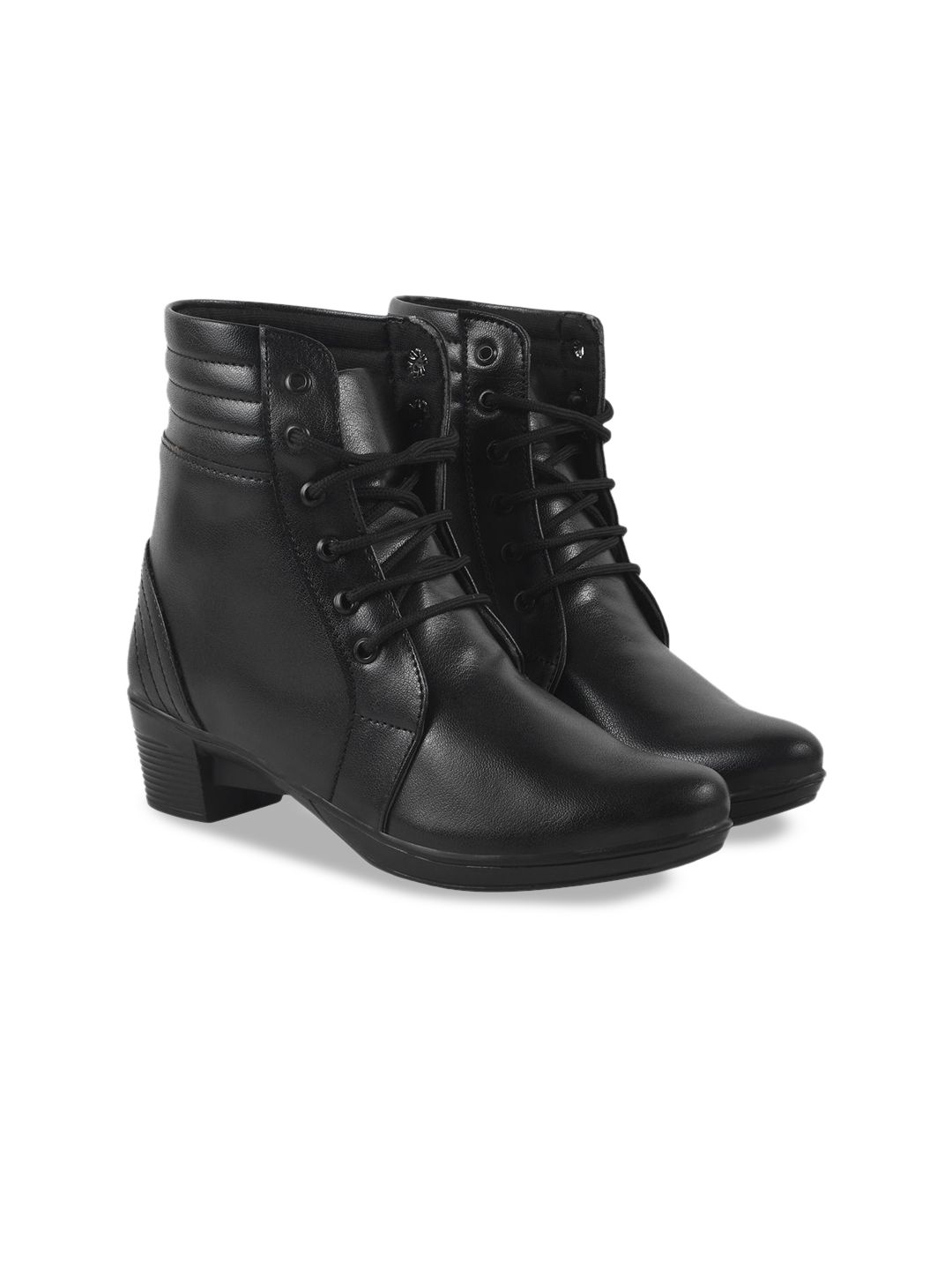 Stylestry Women Casual Block-Heeled Regular Boots-image-4