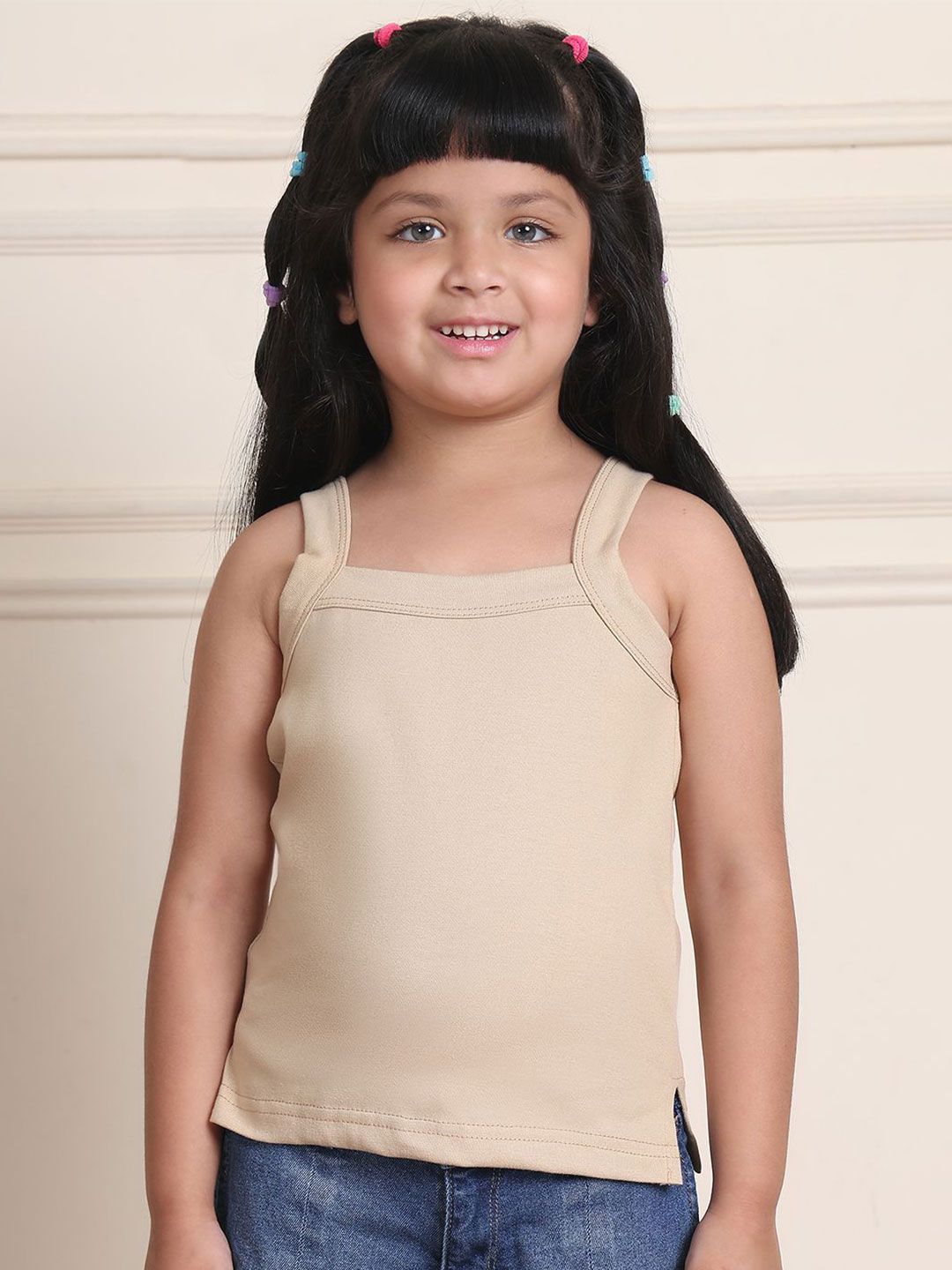 thkgrlz Girls Solid Shoulder Straps Cotton Regular Tank Top-picture-11