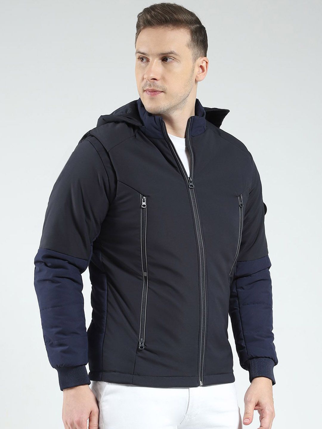 Monte Carlo Men Solid Puffer Jacket-picture-34
