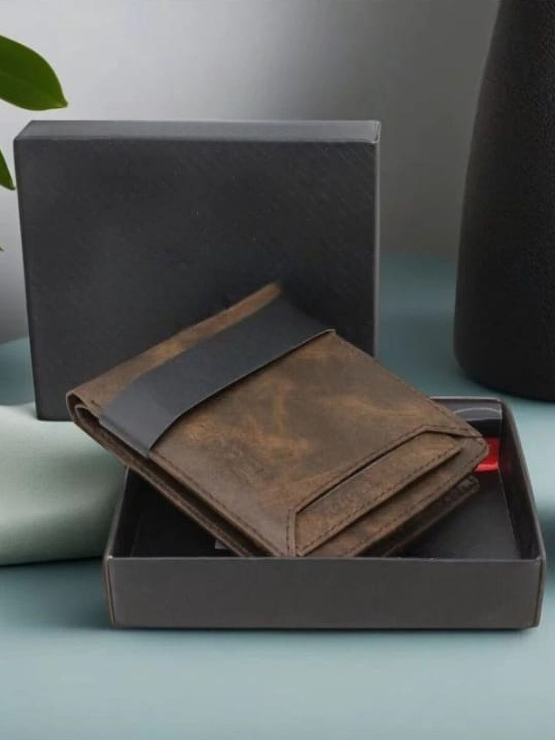 JONFY Men PU Two Fold Wallet-picture-30