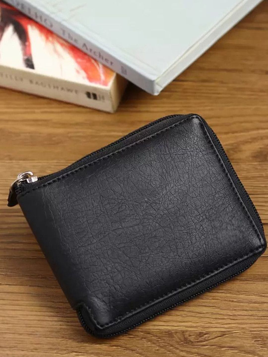 JONFY Men Zip Detail PU Zip Around Wallet-picture-37