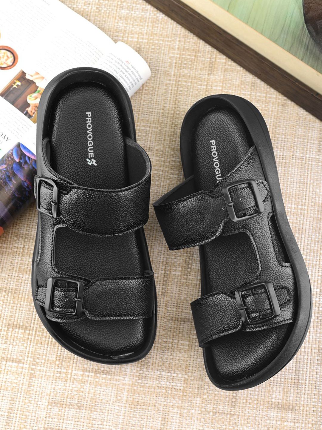 Provogue Men Comfort Slip-On Sandals-image-37