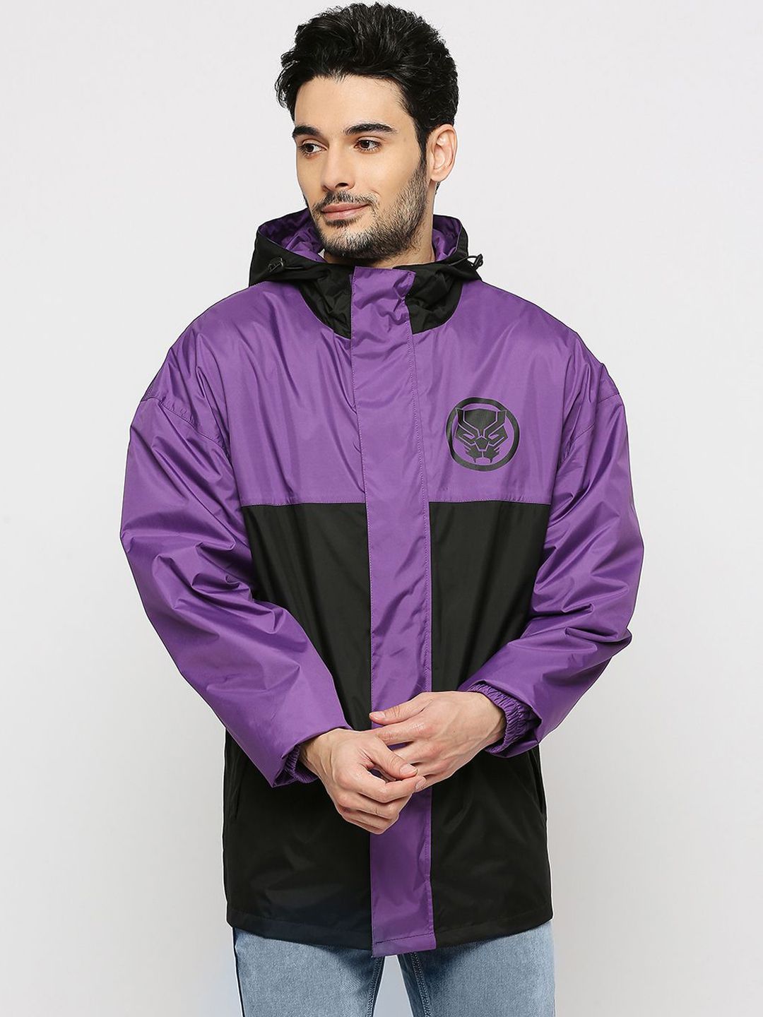 Citizen Black Panther Printed Rain Jacket-picture-35