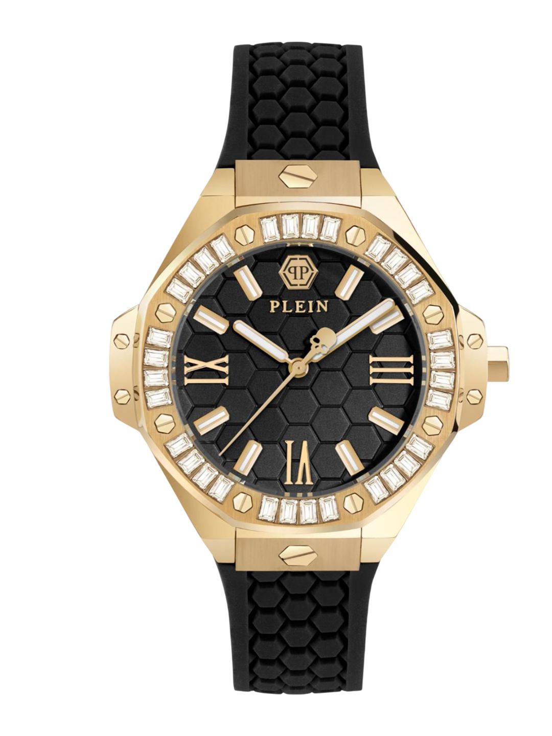 PHILIPP PLEIN Women Brass Dial & Straps Analogue Watch PWBDA0424-image-41