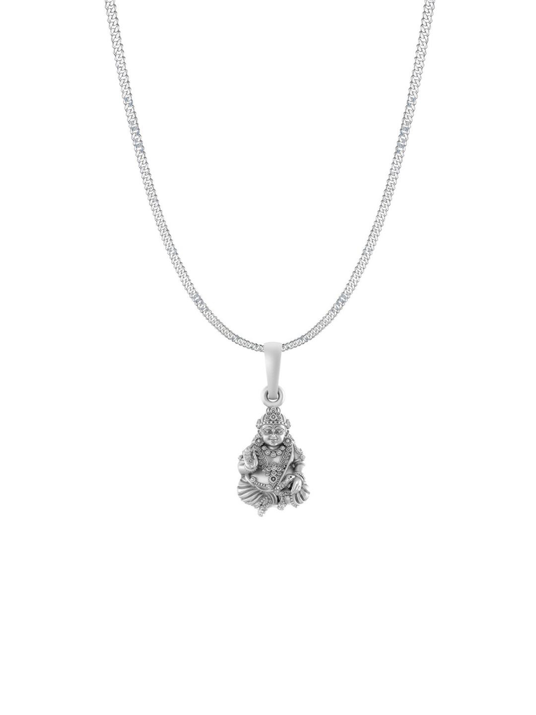 AKSHAT SAPPHIRE Men Silver Contemporary Pendants with Chains-picture-25