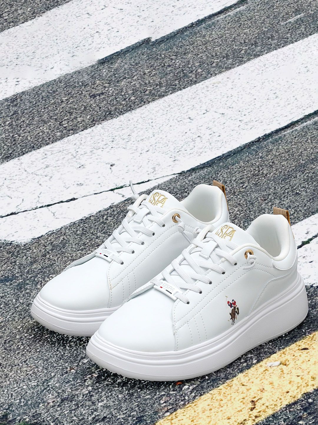 U.S. Polo Assn. Women Lace-Ups Round Toe Sneakers-picture-31