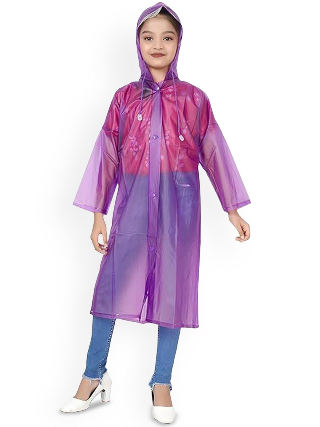 BAESD Kids Hooded Waterproof Rain Jacket-image-17