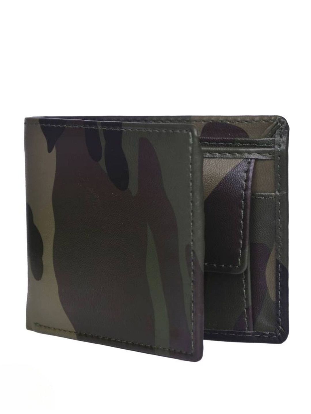 JONFY Men Camouflage Printed PU Two Fold Wallet-picture-36