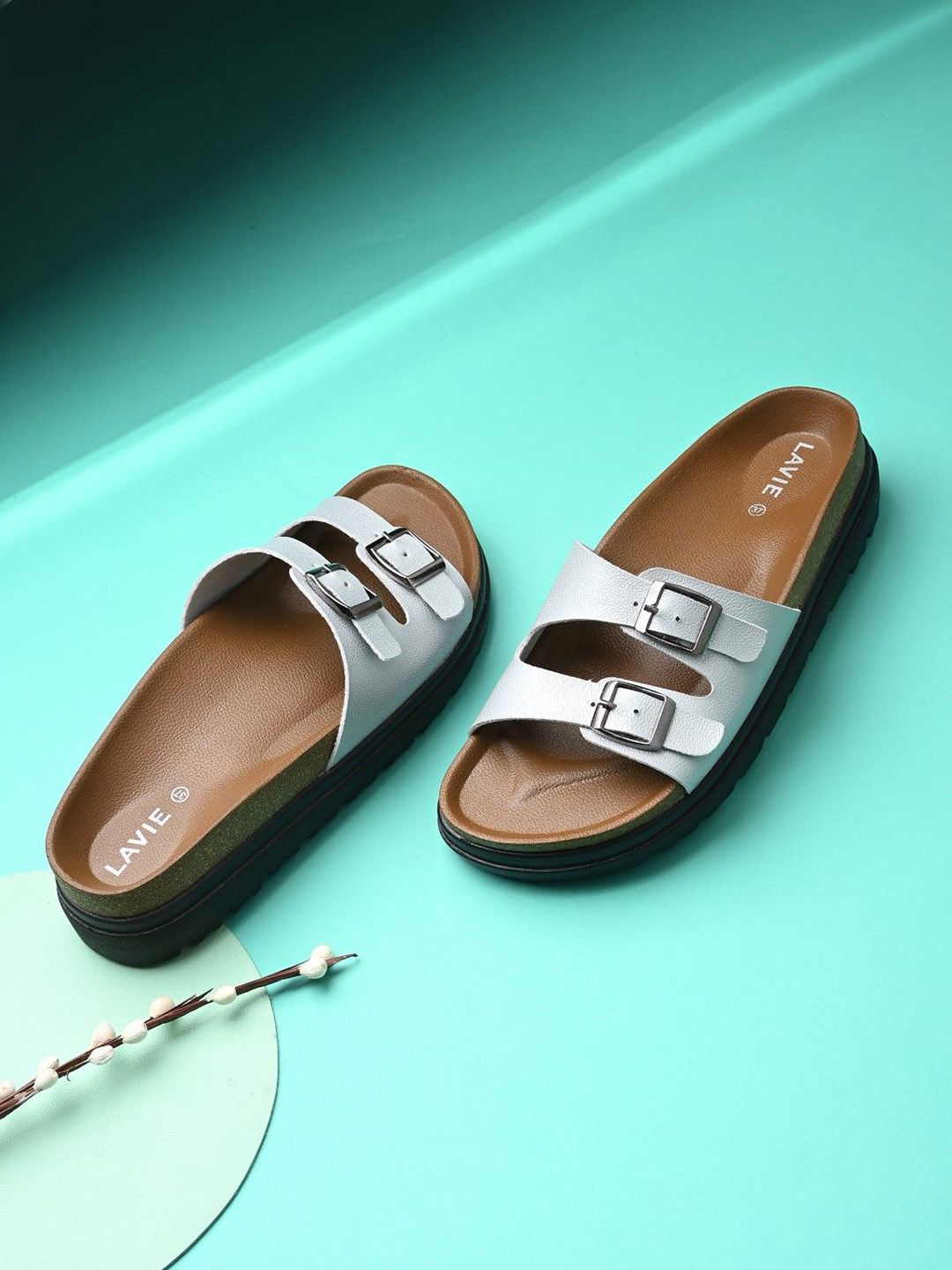 Lavie Women Open Toe Flats with Buckles-picture-32