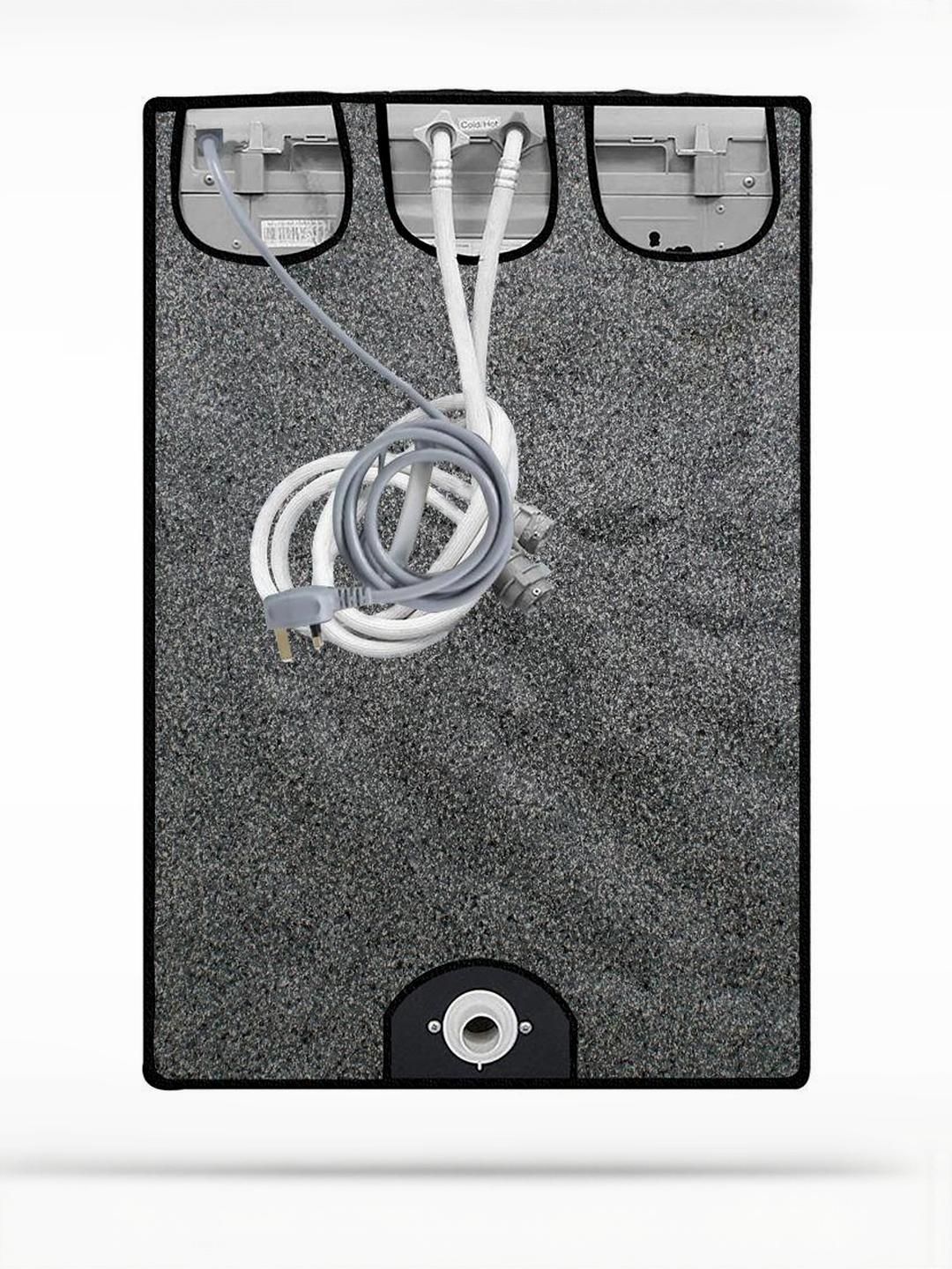 stylista The Furnishing Tree Grey PVC Printed Washing Machine Cover-picture-17