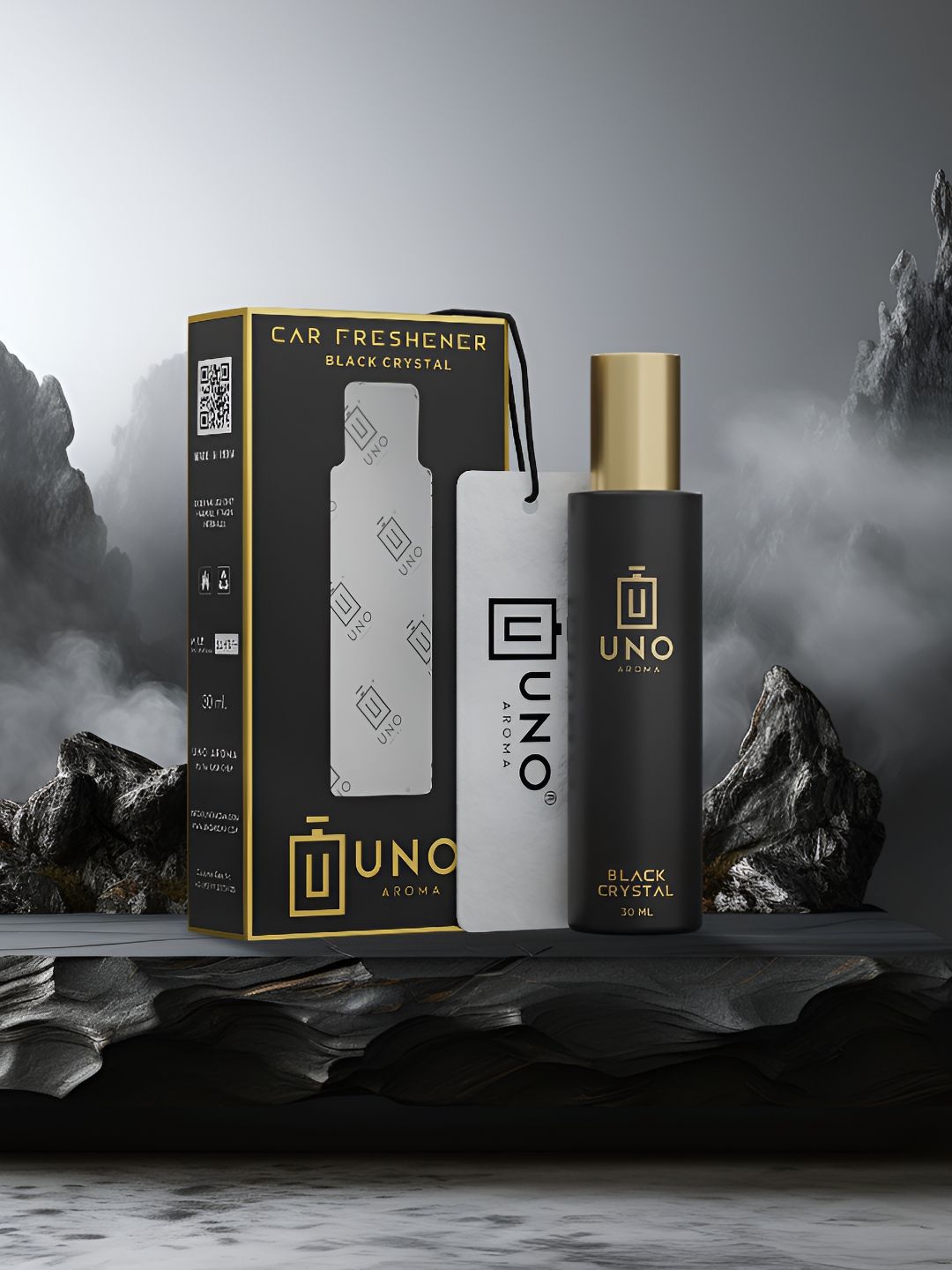UNO AROMA Black Crystal Spray Car Perfume 30 ml-picture-34