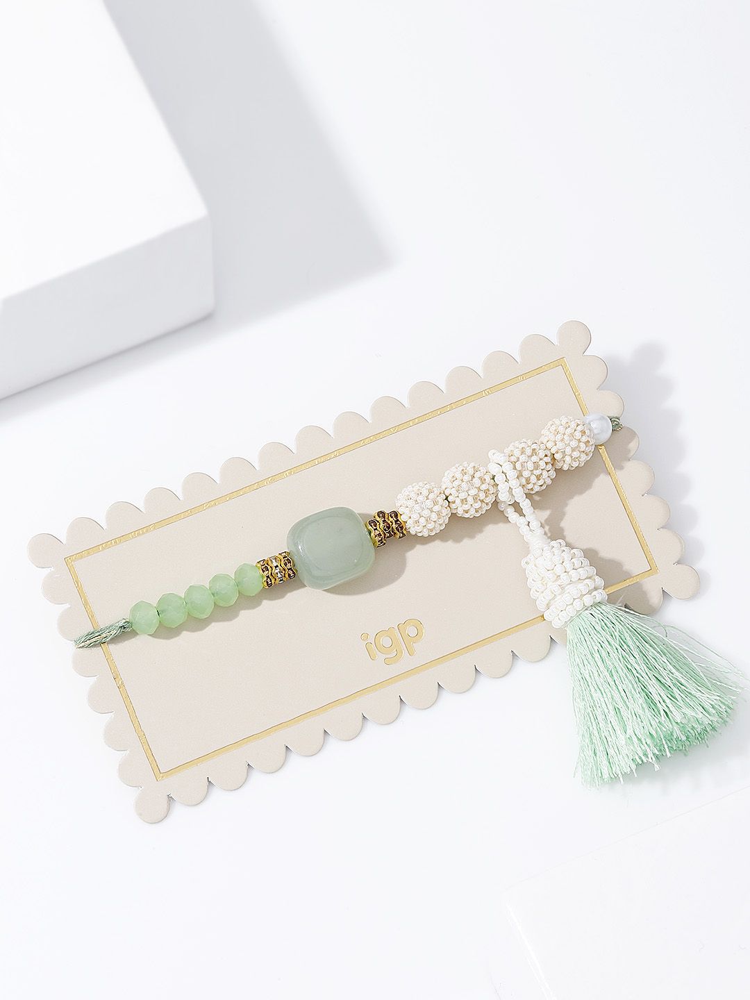 IGP Thread Pearls Beads Rakhi-picture-25