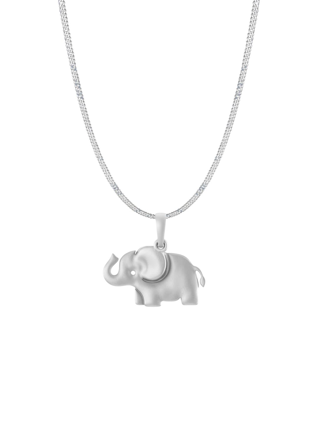 AKSHAT SAPPHIRE 92.5 Sterling Silver Elephant Pendants with Chains-picture-23