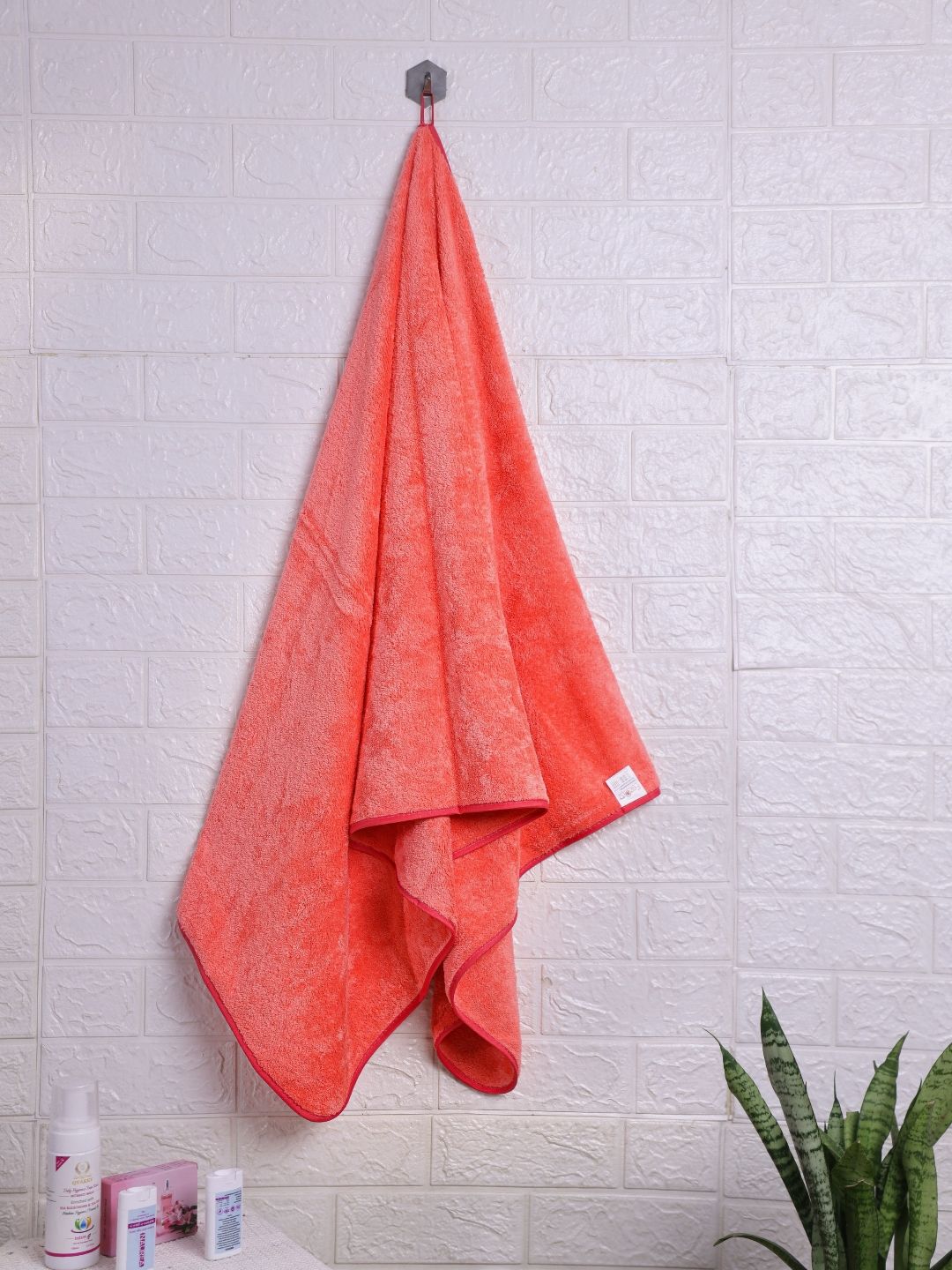Fezora Pink 1 Other 500 GSM Bath Towel-picture-12