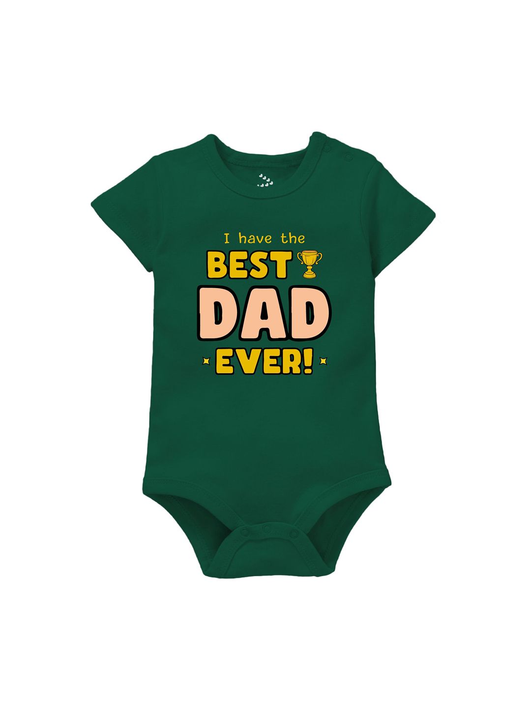 Zeezeezoo Infant Kids Best Dad Ever Printed Pure Cotton Bodysuit-picture-22