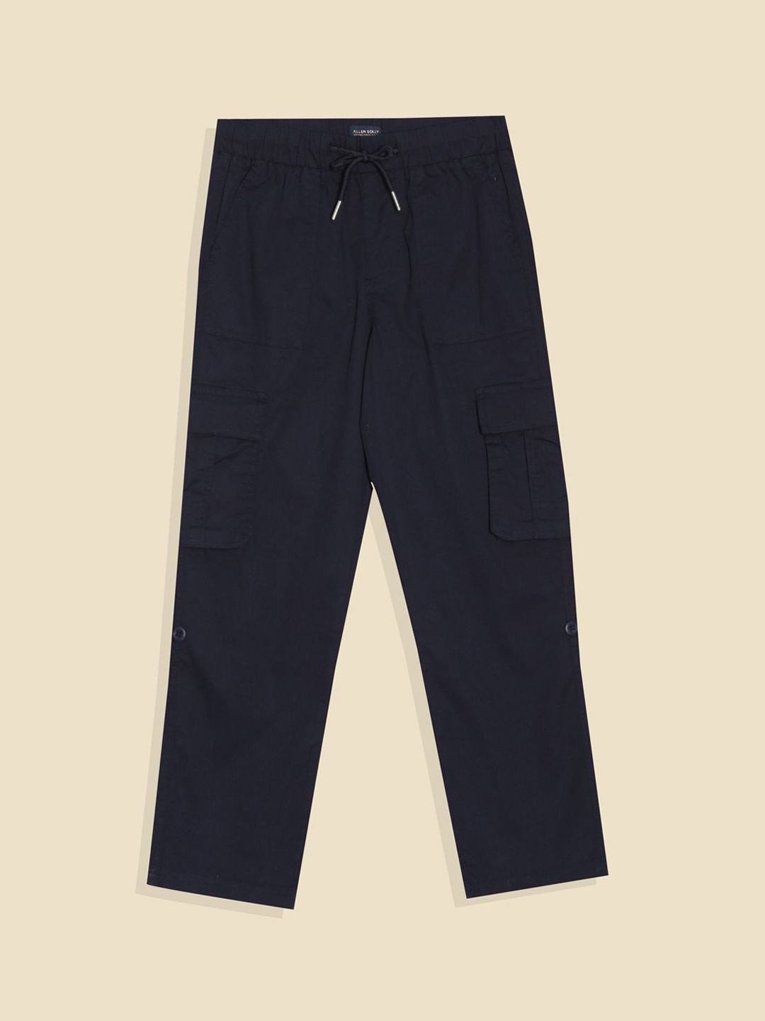 Allen Solly Junior Boys Regular Fit Mid-Rise Trousers