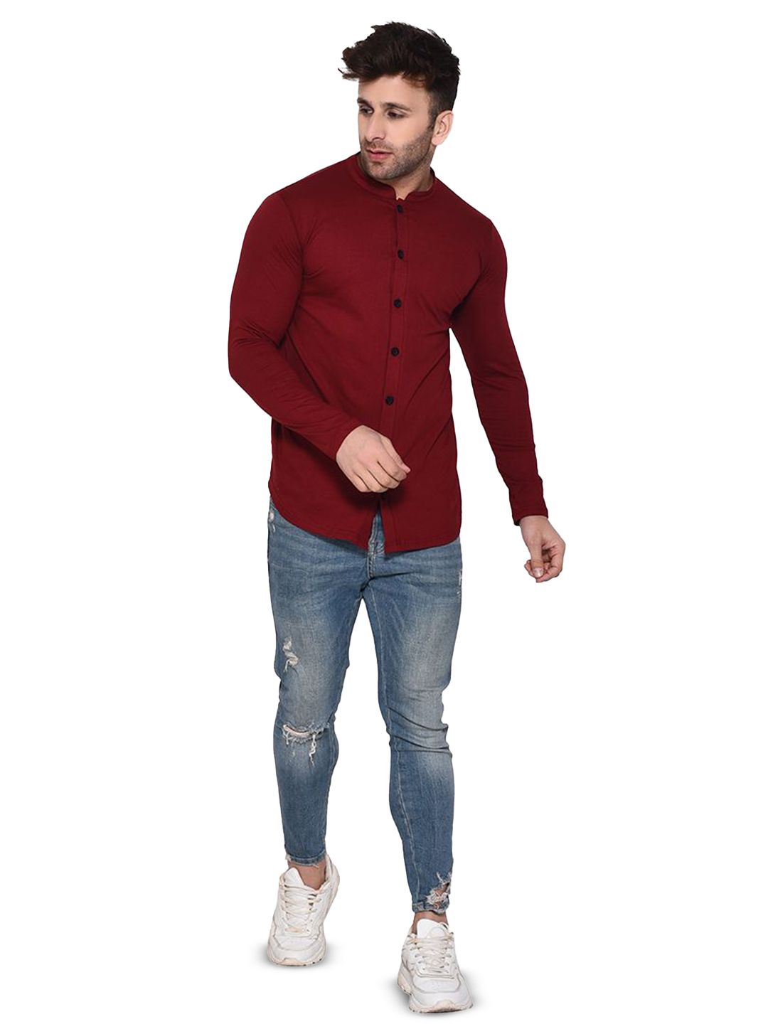 Blisstone Cotton Spread Collar Casual Shirt-picture-33