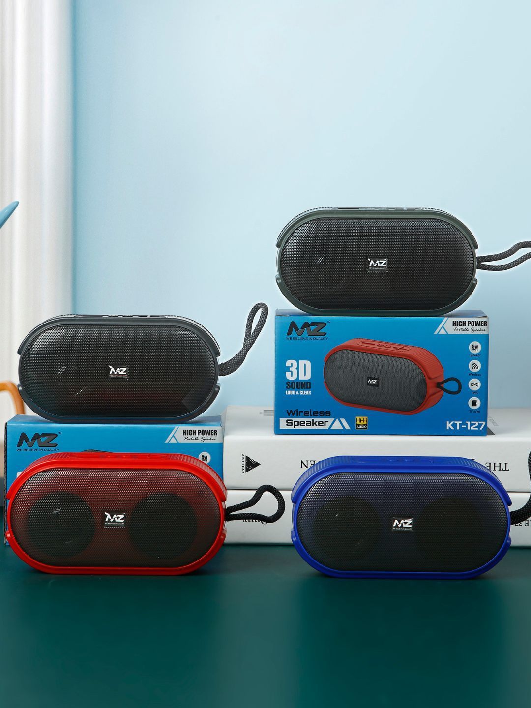 MZ KT-127 Portable Bluetooth Speaker 5W Power & 800mAh Battery-picture-19