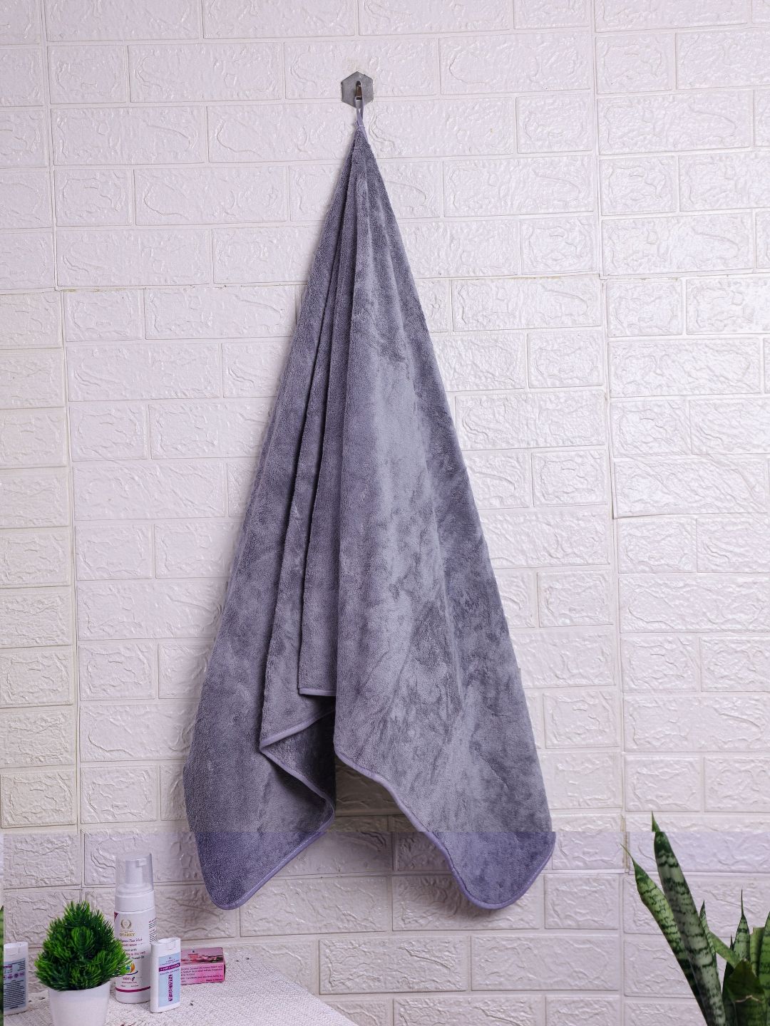 Fezora Grey 1 Other 500 GSM Bath Towel-picture-29