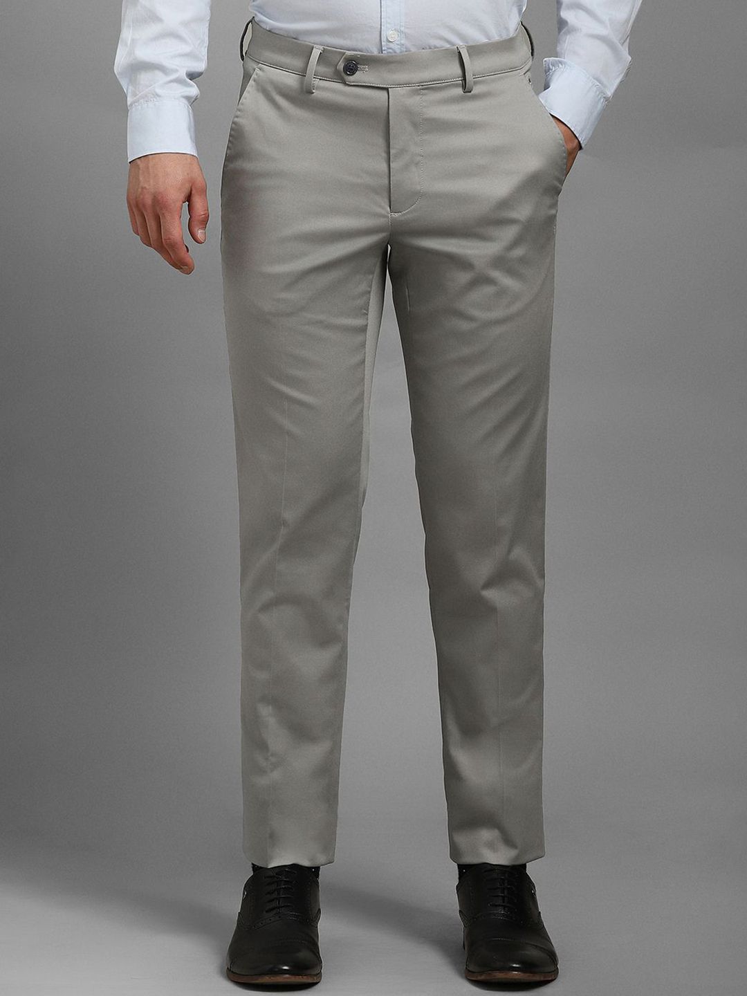 Luxure by Louis Philippe Men Slim Fit Formal Trousers-picture-38