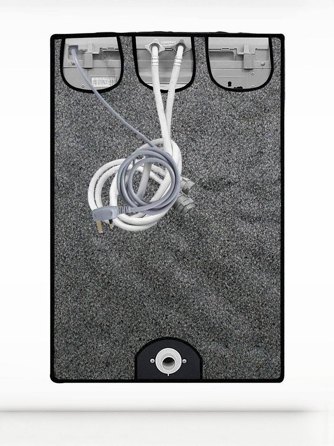 stylista The Furnishing Tree Grey PVC Printed Washing Machine Cover-picture-18