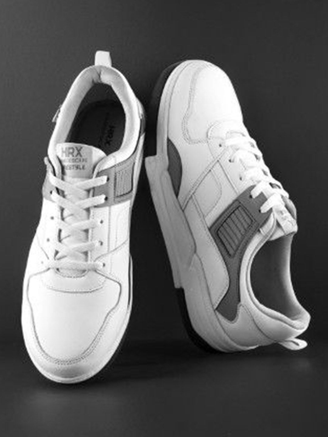 HRX by Hrithik Roshan Men Colourblocked PU Sneakers-picture-26