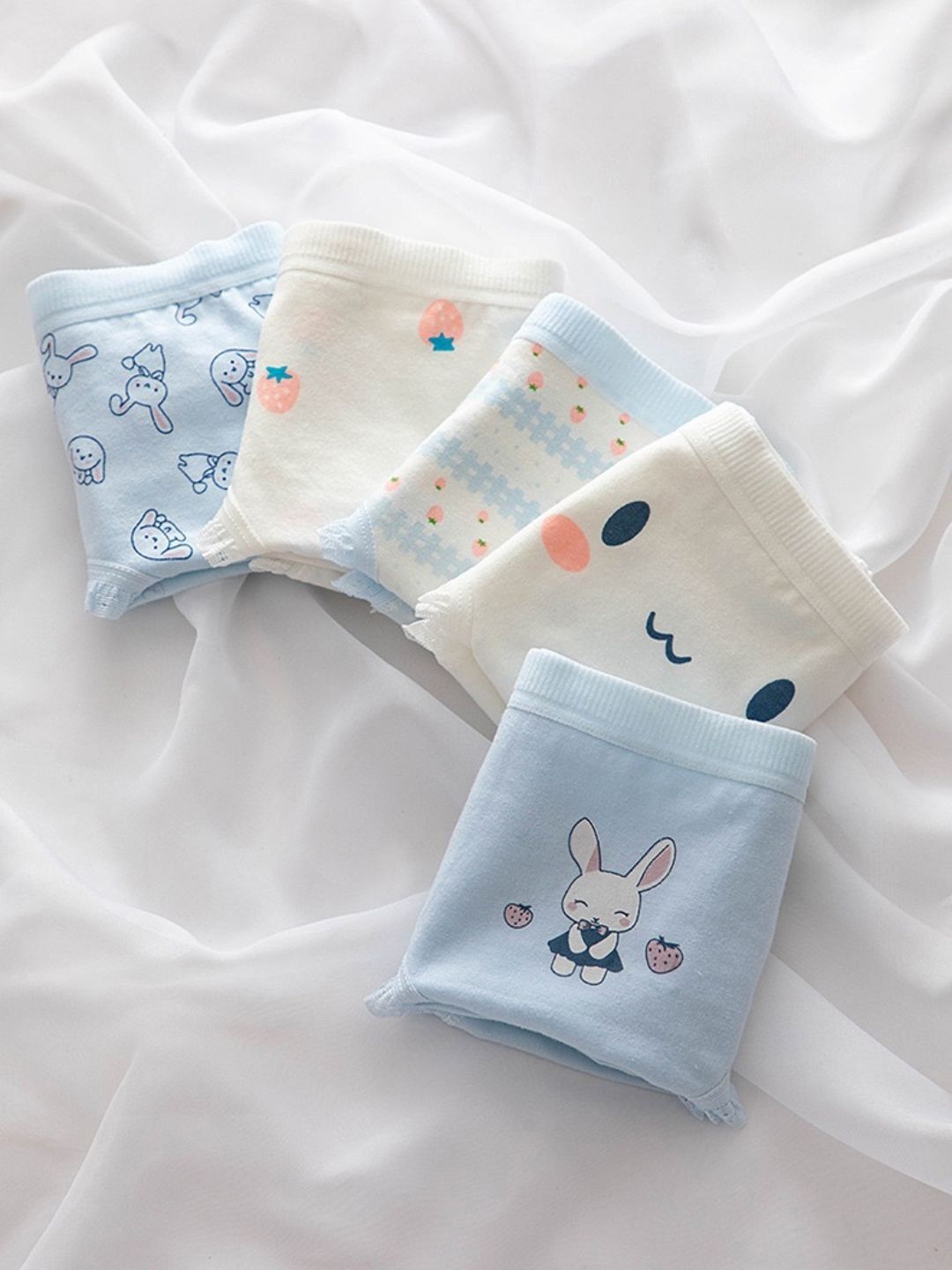 TOM & GEE Pack Of 5 Printed Cotton Hipster Briefs 8015 PANTY - M-image-14