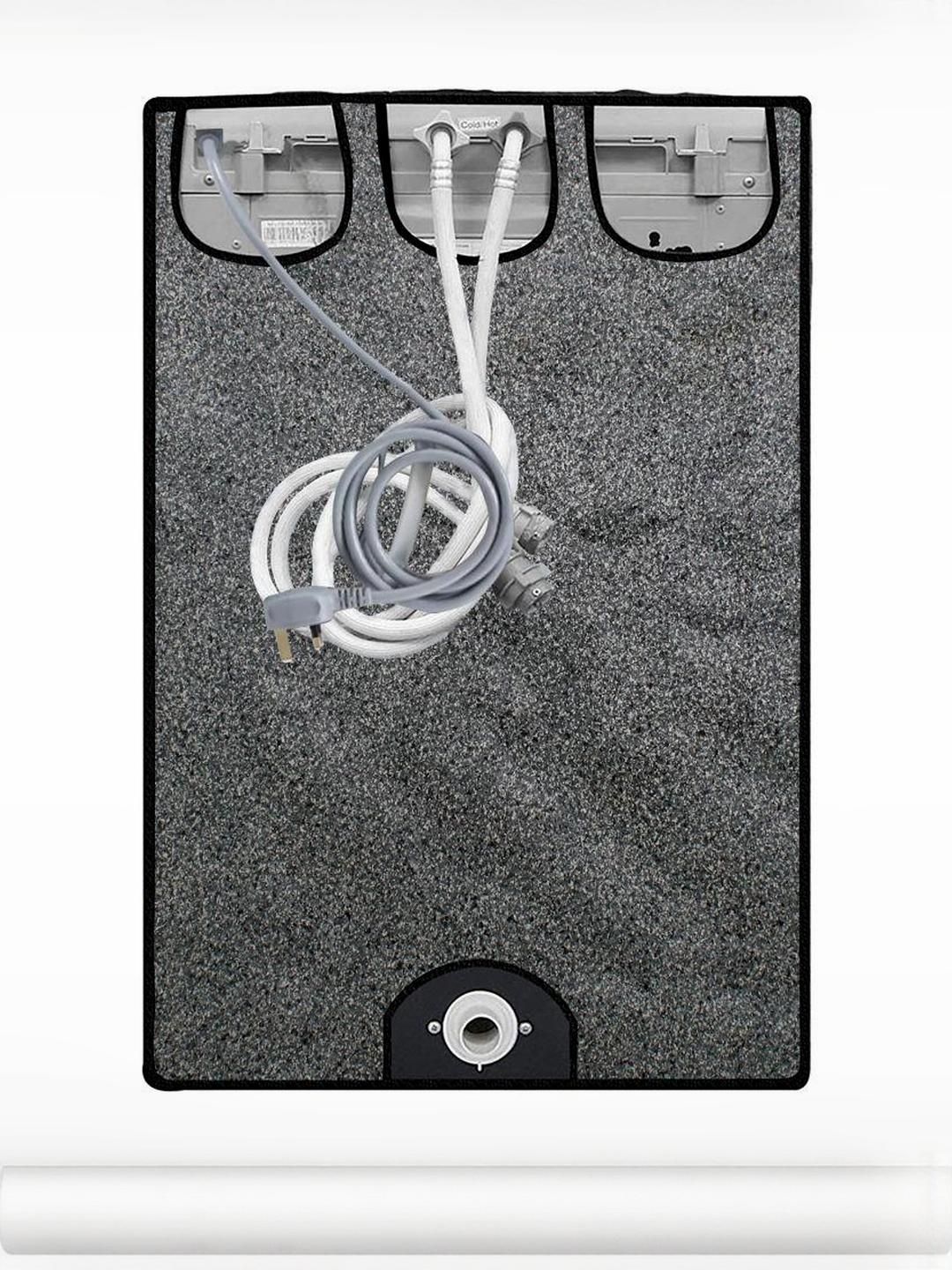 stylista The Furnishing Tree Grey PVC Printed Washing Machine Cover-picture-15