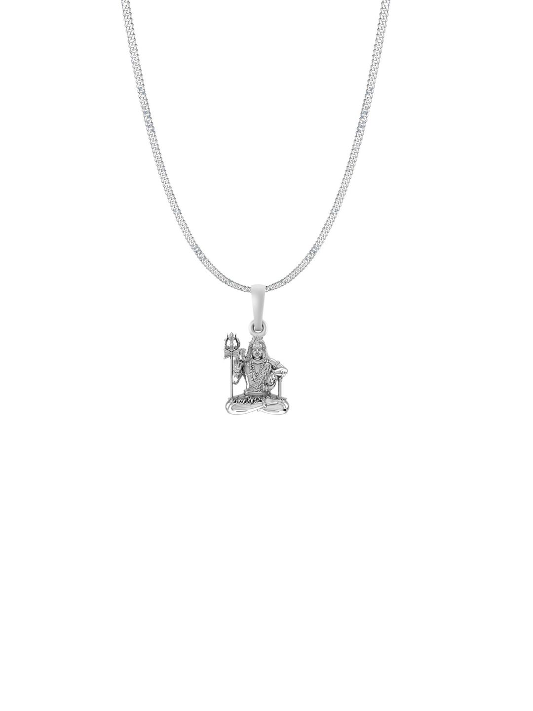 AKSHAT SAPPHIRE 925 Sterling Silver Shiva Contemporary Pendants With Chains-picture-22