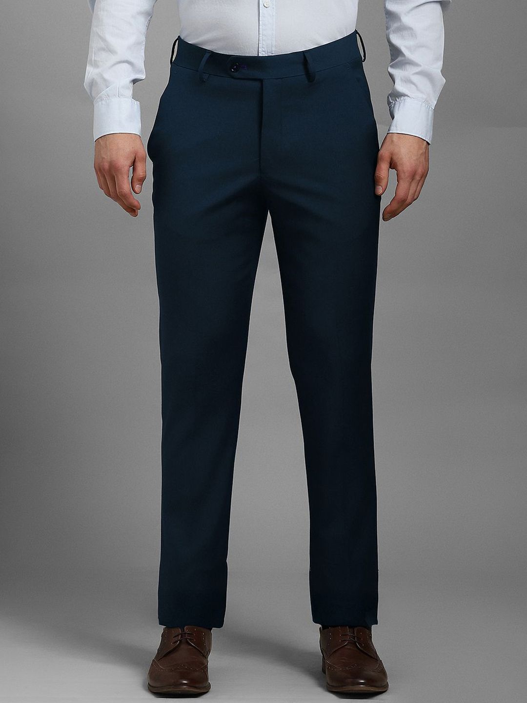 Luxure by Louis Philippe Men Slim Fit Trousers-picture-23