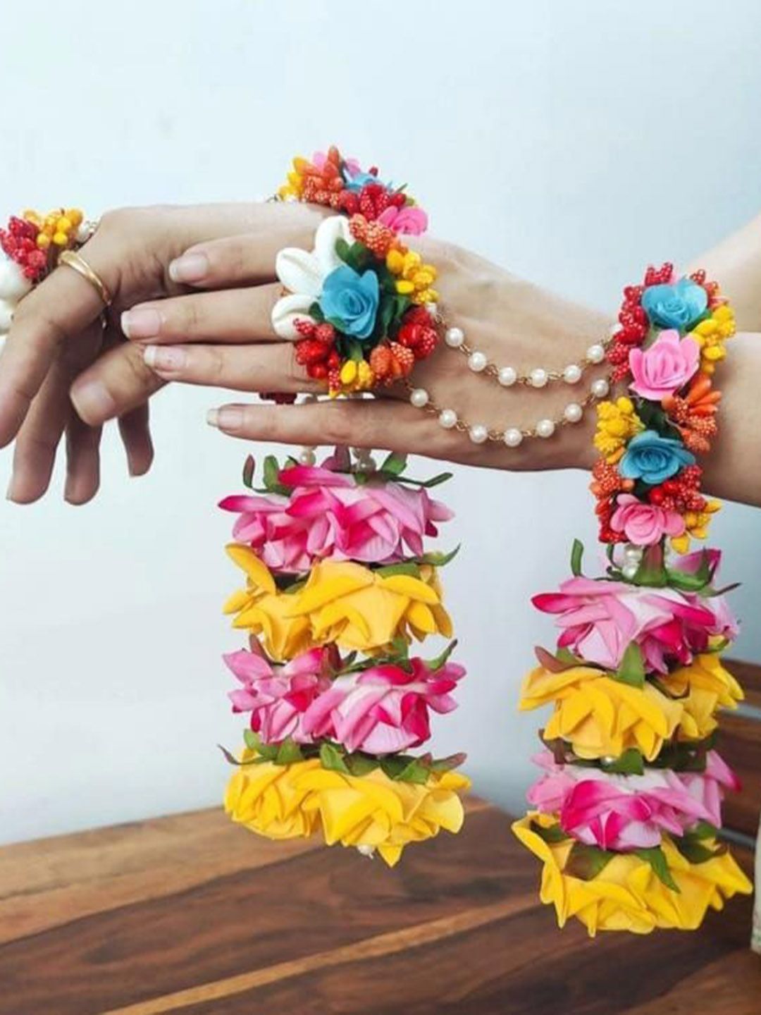 BALIKA VADHU Blooming Elegance Mukti Flower Jewellery Set-picture-13